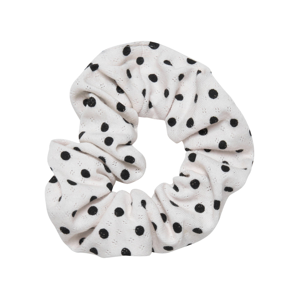 Pointelle Cotton Scrunchie- Polka Dot - The NAP Co. - image 2