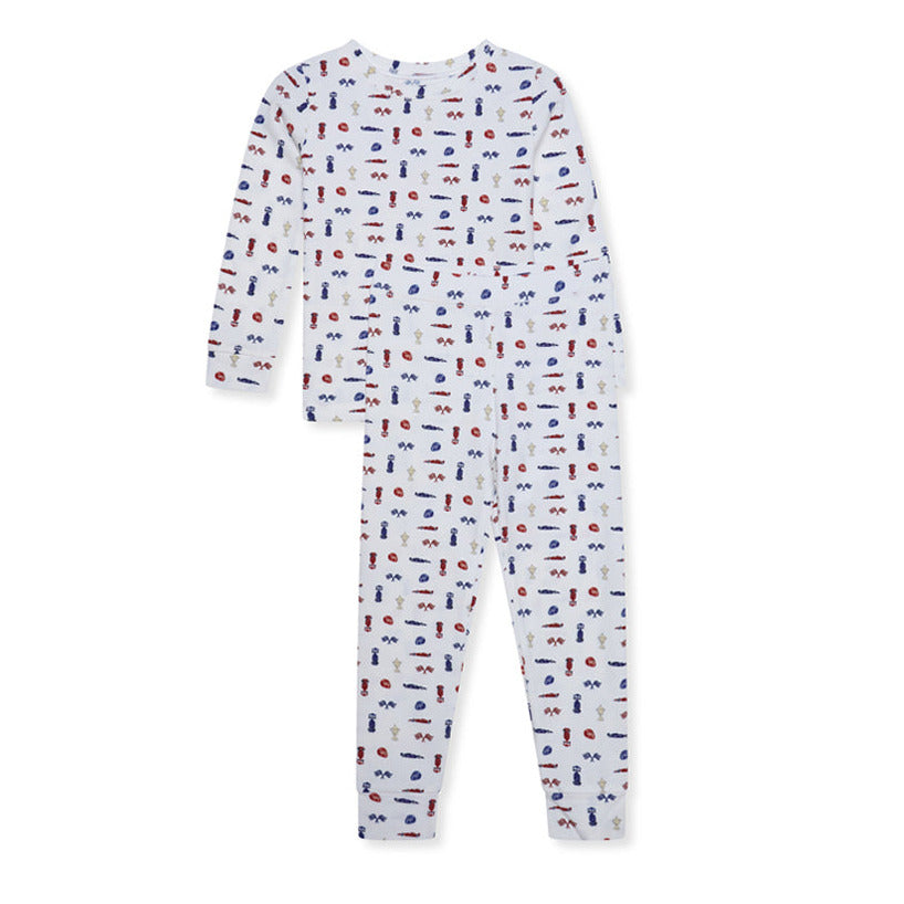 Children's Cotton Legging Sleep Set- Race Car-1