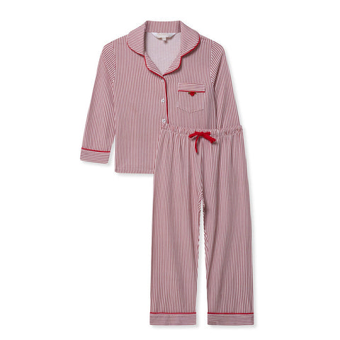 Children’s Modal Trouser PJ Set- Red Rose