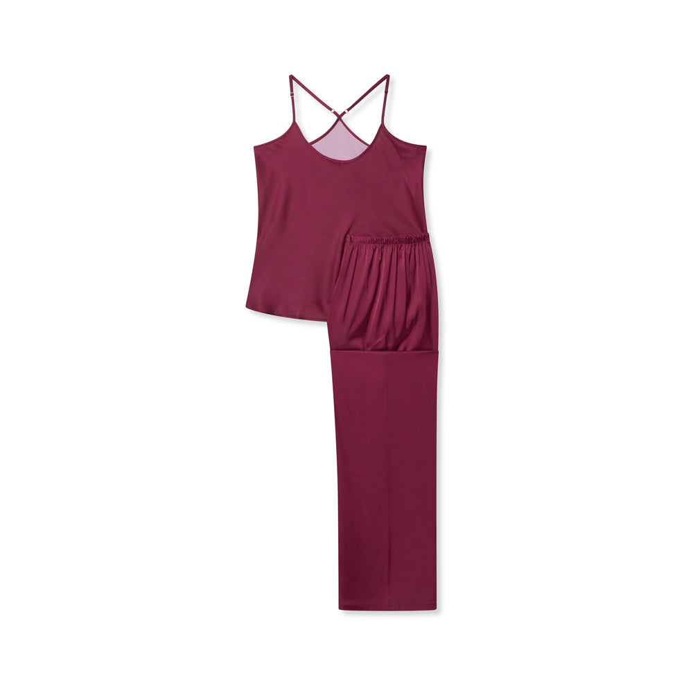 Cami Trouser Set- Plum - The NAP Co.