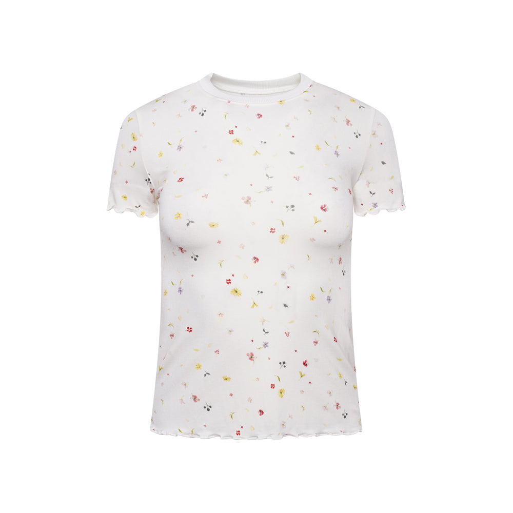 Baby Tee- Ditsy Floral - The NAP Co.